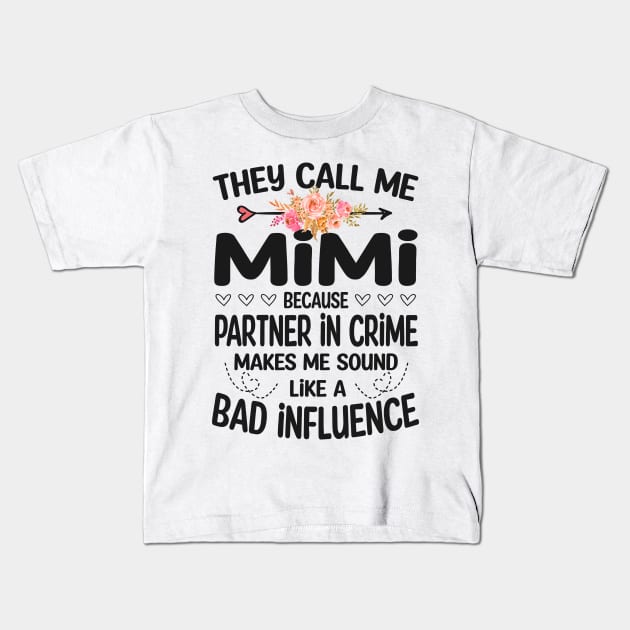 Mimi - they call me Mimi Kids T-Shirt by Bagshaw Gravity